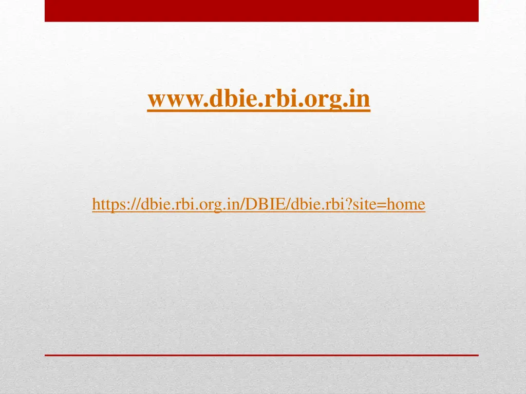 www dbie rbi org in