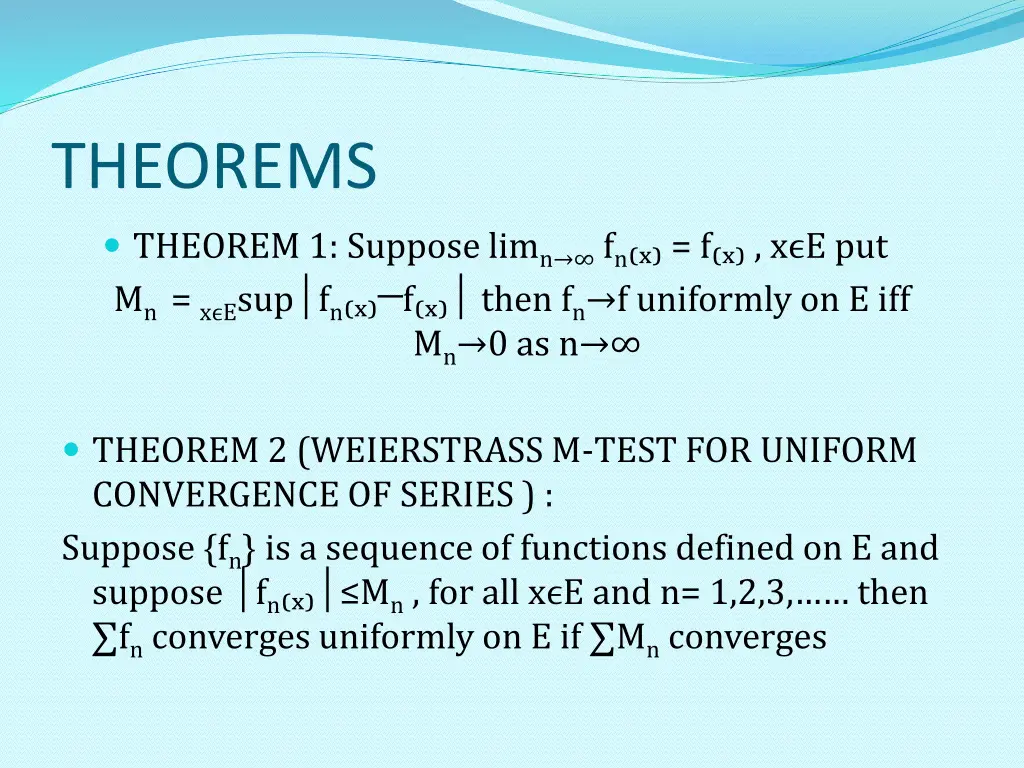 theorems theorem 1 suppose