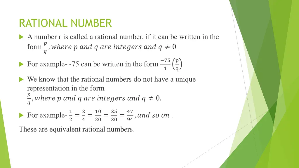 rational number a number r is called a rational