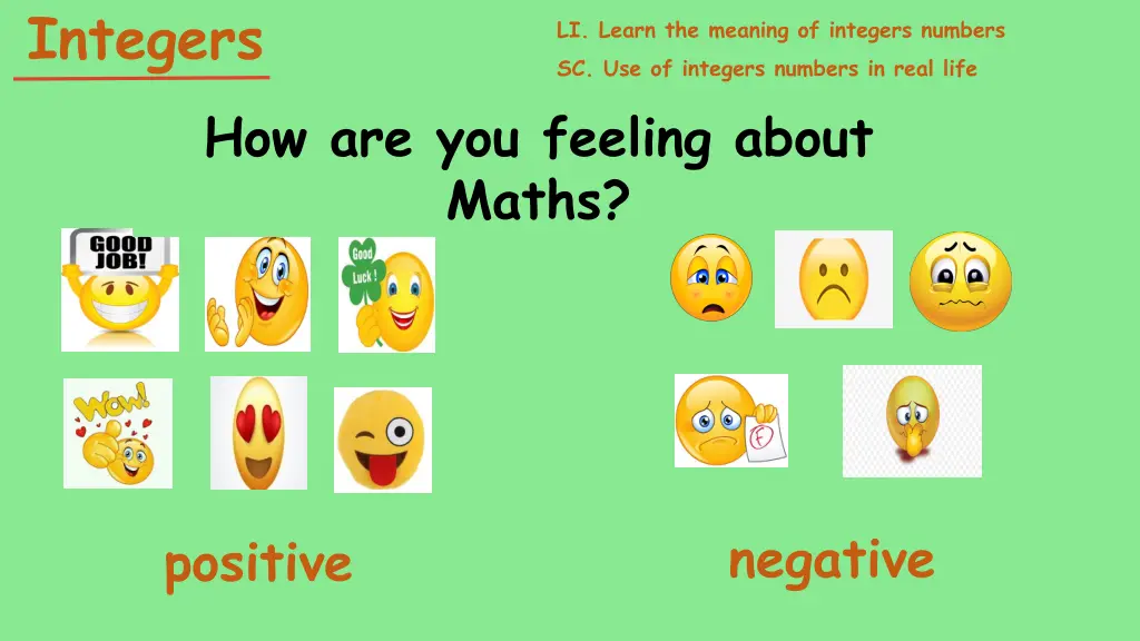 integers 8