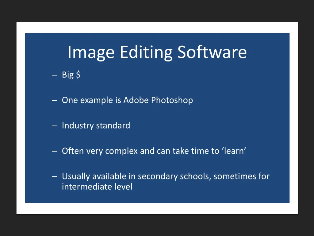 image editing software