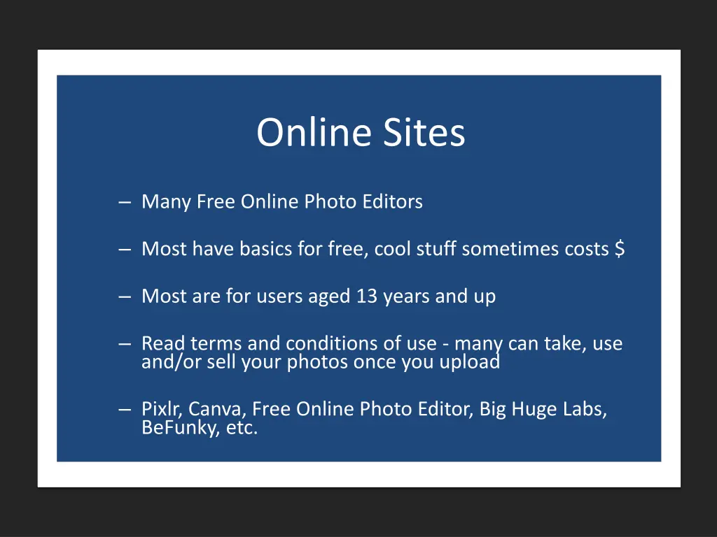 online sites