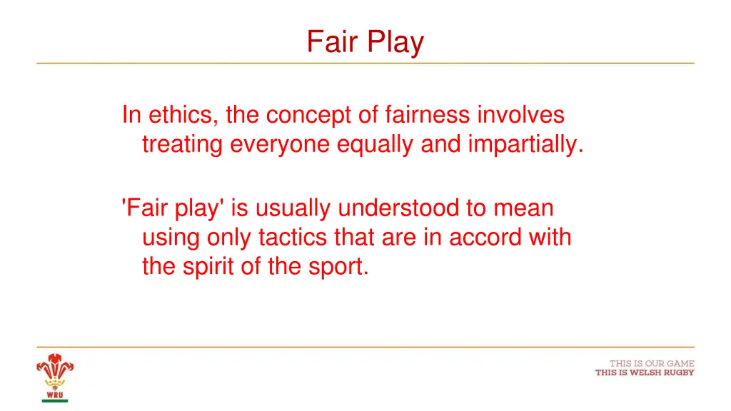 fair play 1