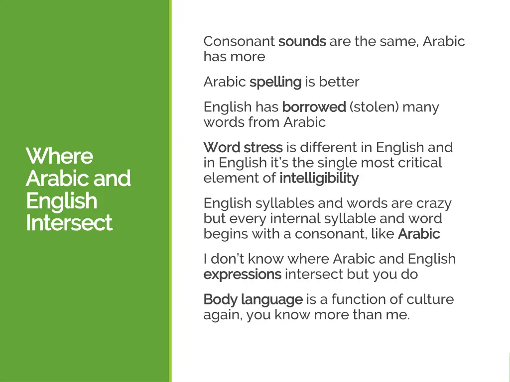 consonant sounds has more