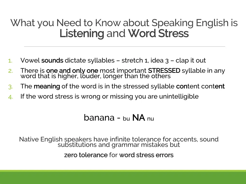 what you need to know about speaking english