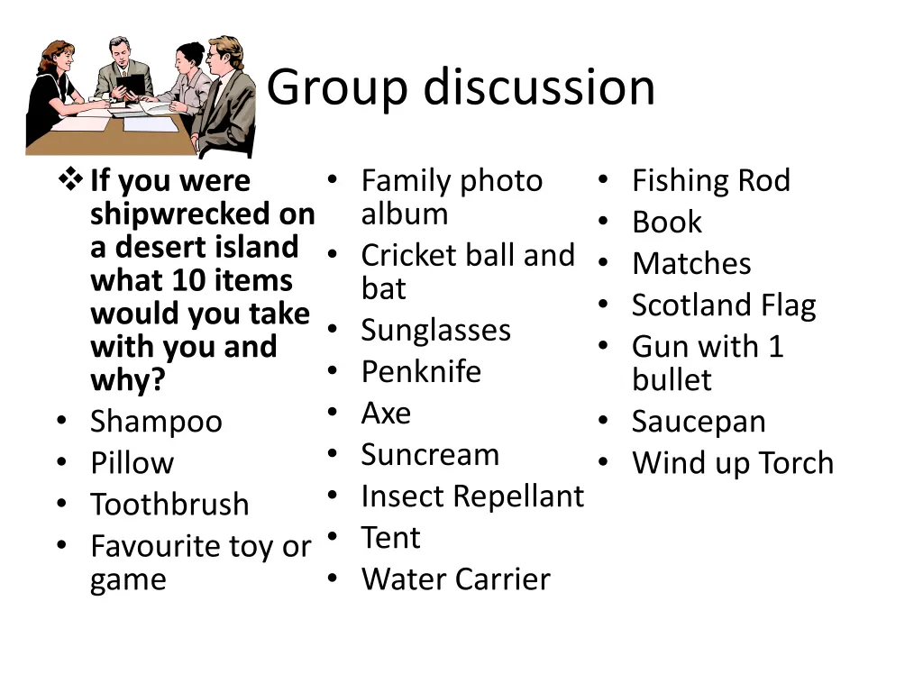 group discussion