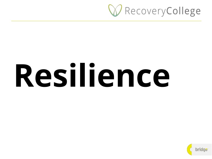 resilience