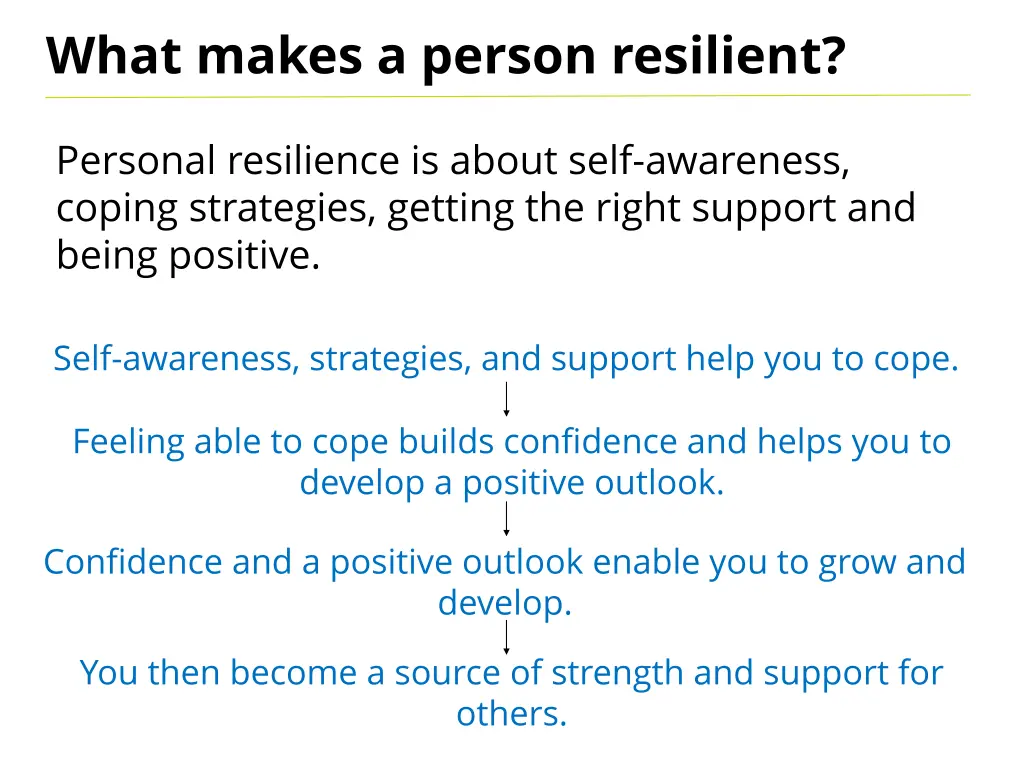 what makes a person resilient