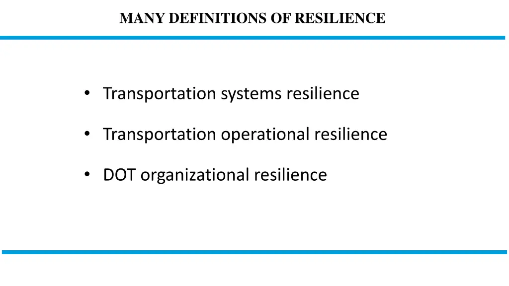 many definitions of resilience 1