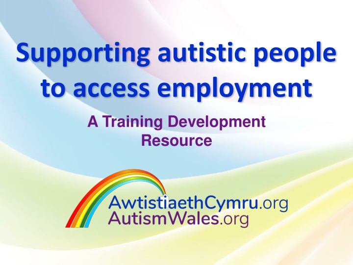 supporting autistic people to access employment