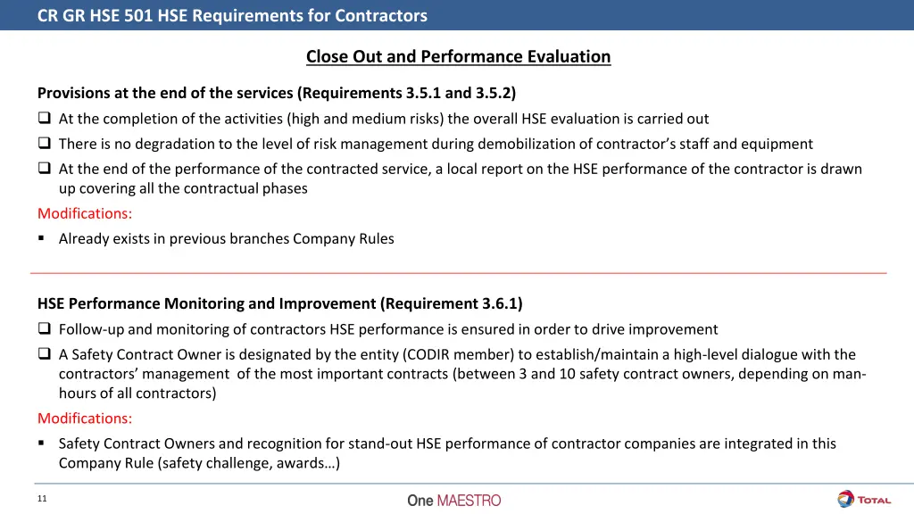 cr gr hse 501 hse requirements for contractors 8