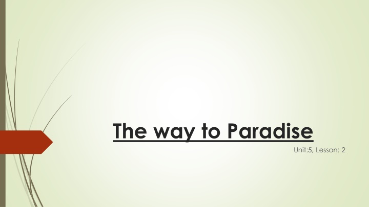 the way to paradise