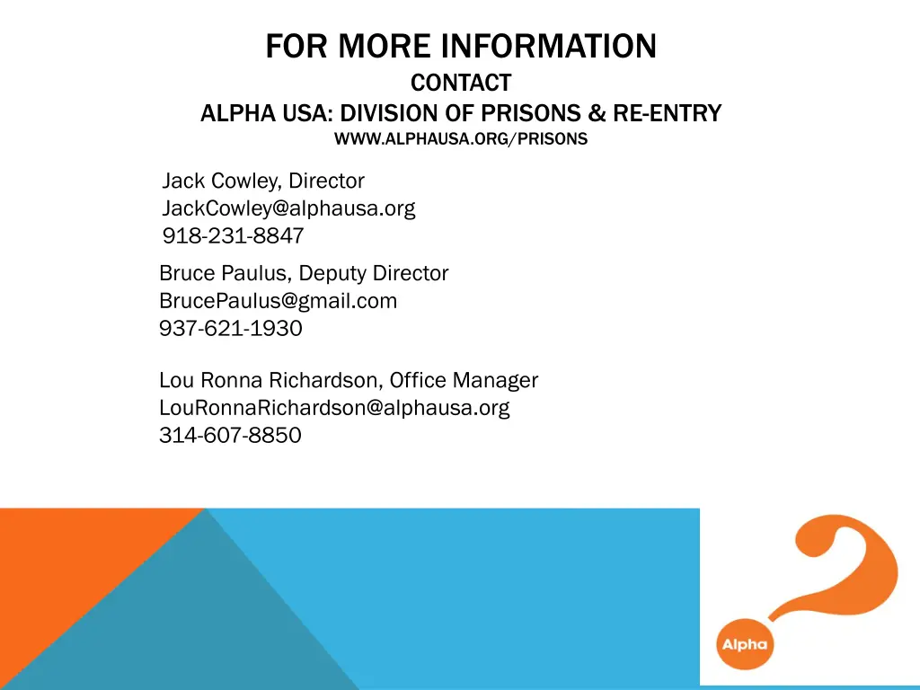 for more information contact alpha usa division