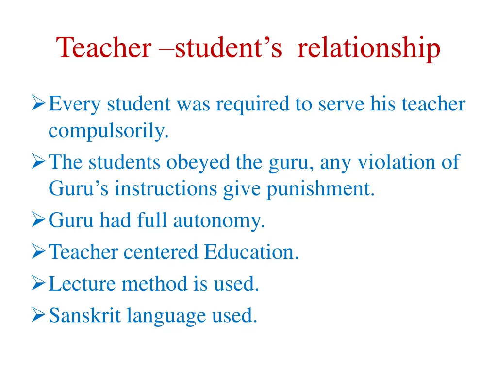 teacher student s relationship