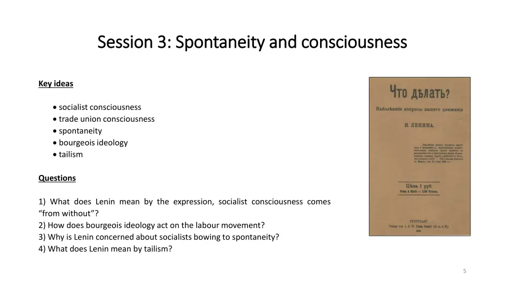 session 3 spontaneity and consciousness session 1