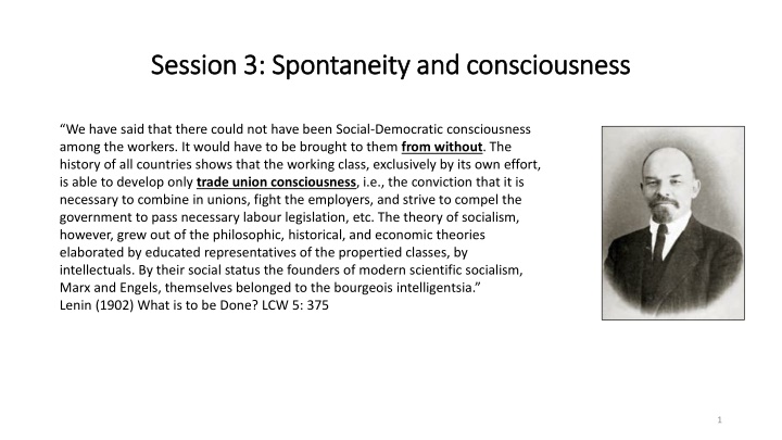 session 3 spontaneity and consciousness session