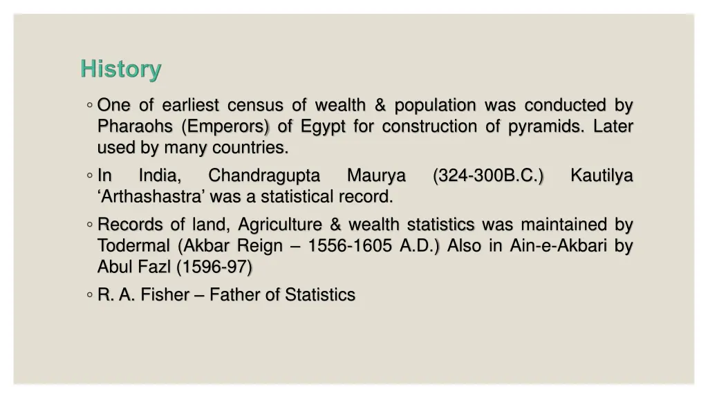 one of earliest census of wealth population