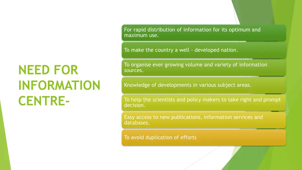 for rapid distribution of information