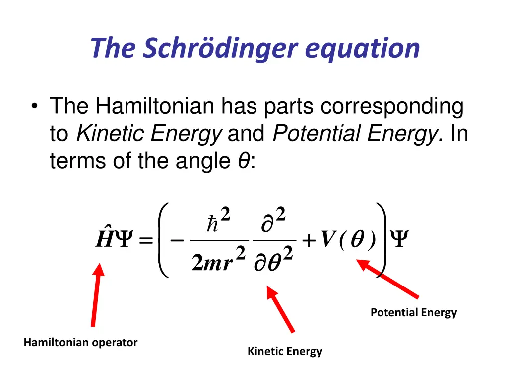 the schr dinger equation 1