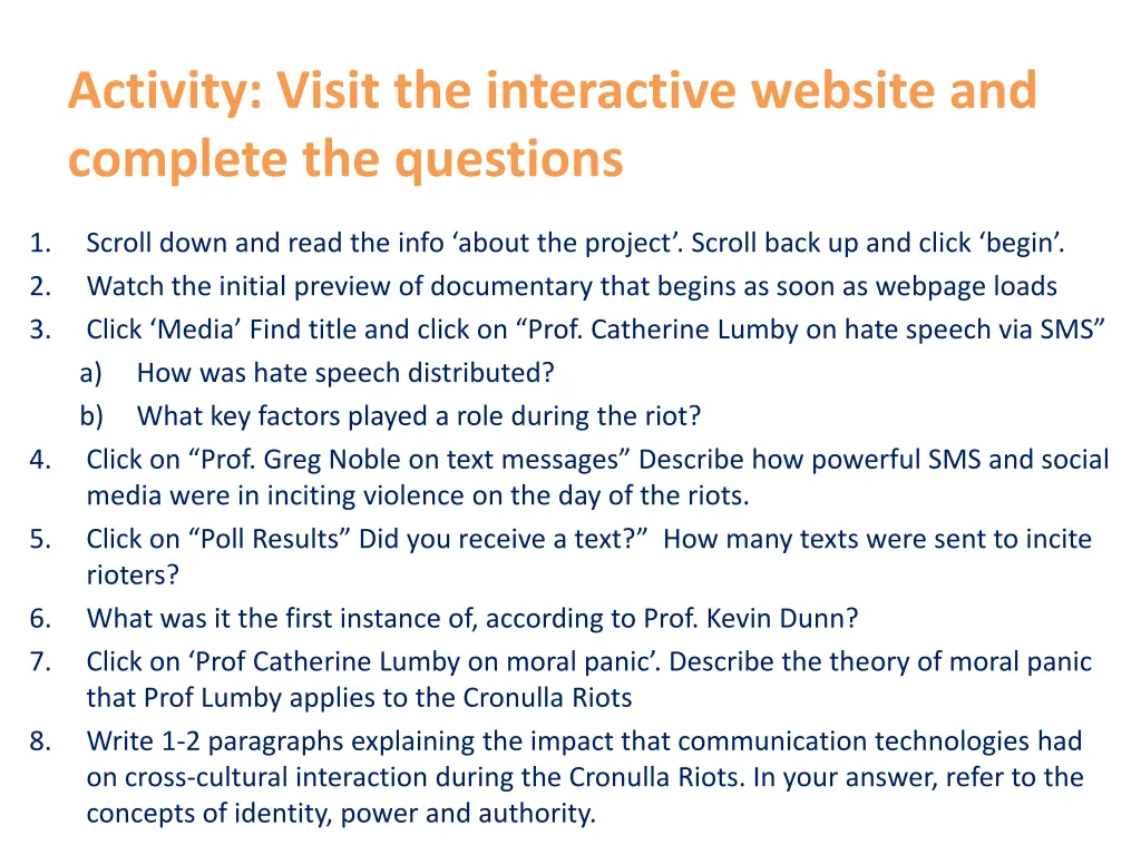 activity visit the interactive website