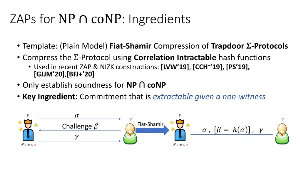 zaps for np conp ingredients