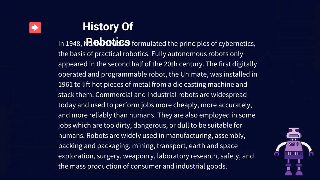 history of robotics