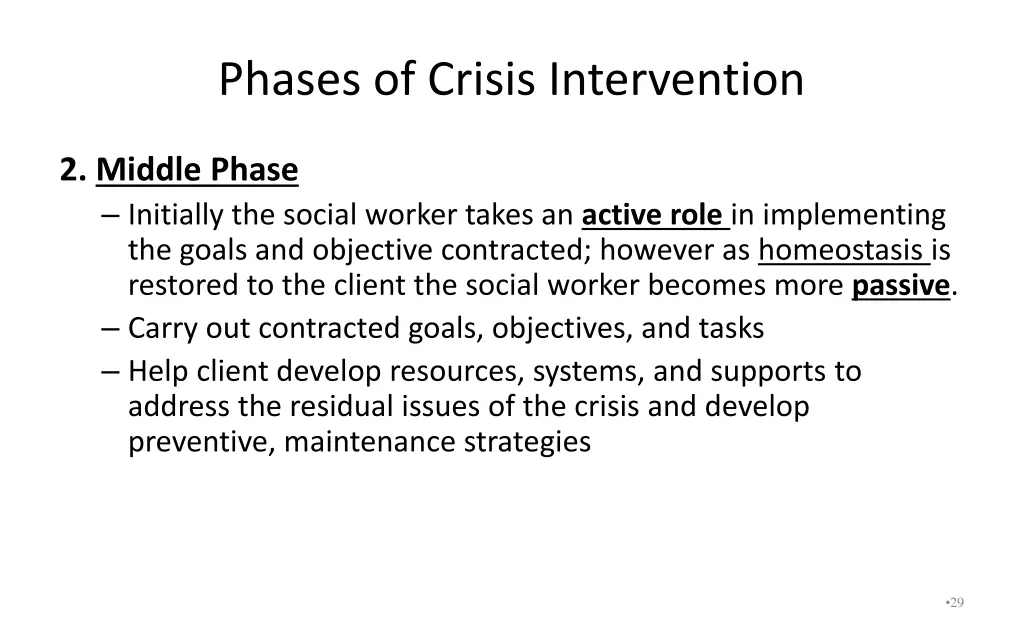 phases of crisis intervention