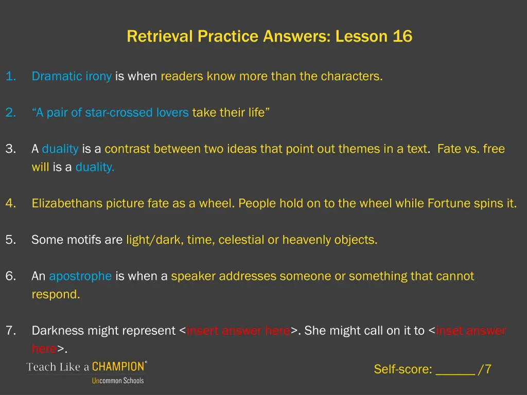 retrieval practice answers lesson 16