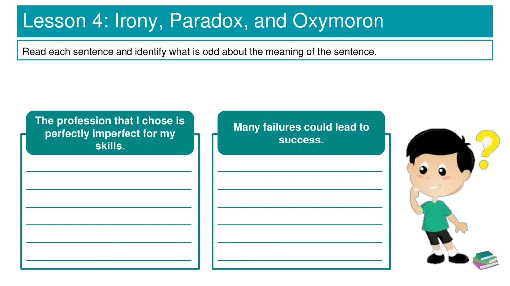 lesson 4 irony paradox and oxymoron