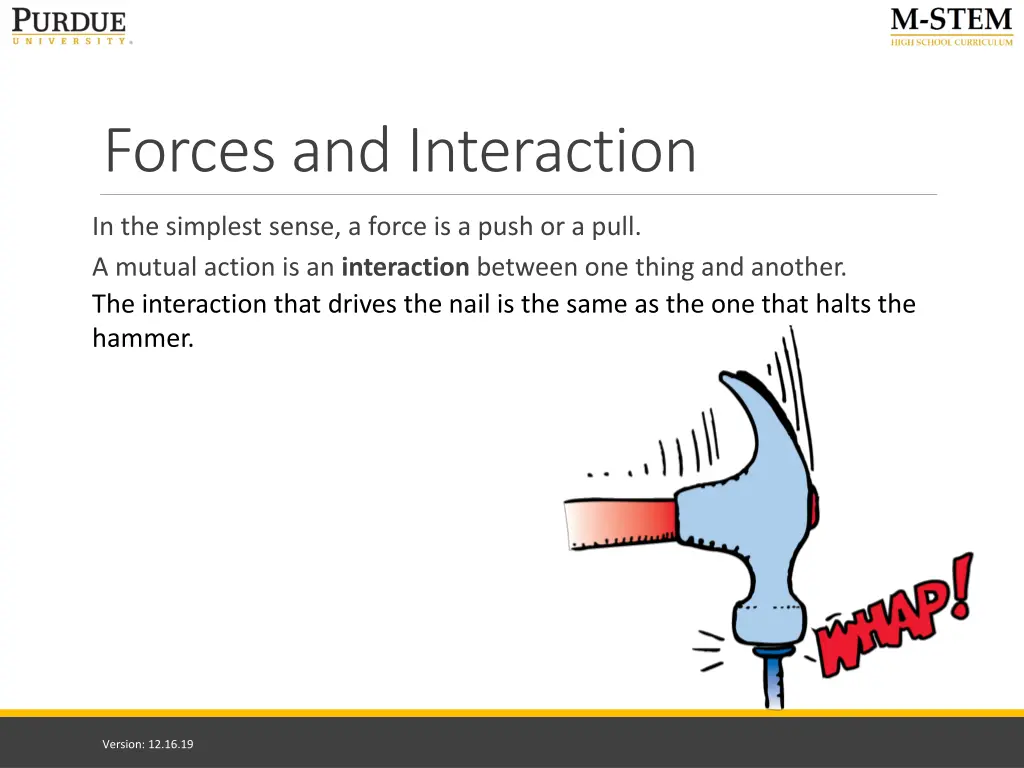 forces and interaction