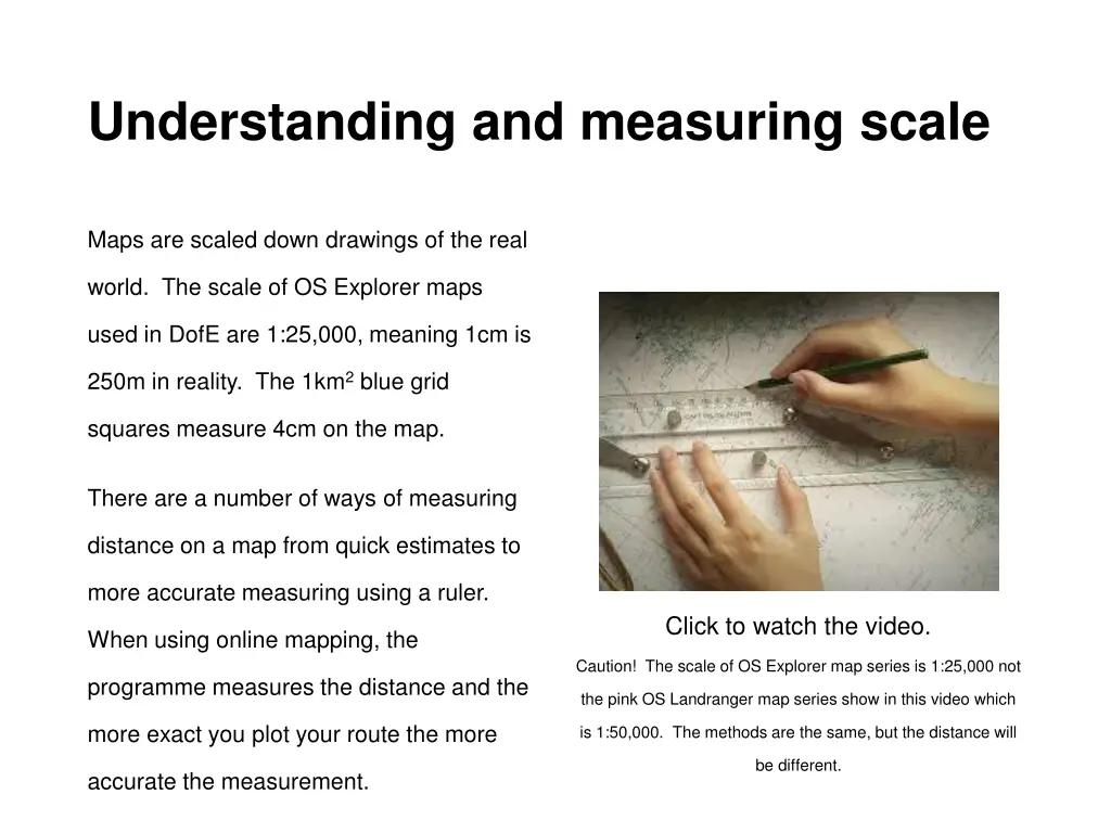 understanding and measuring scale