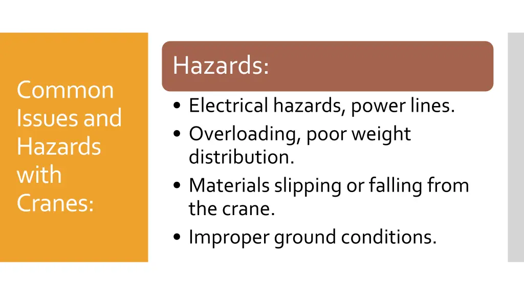 hazards