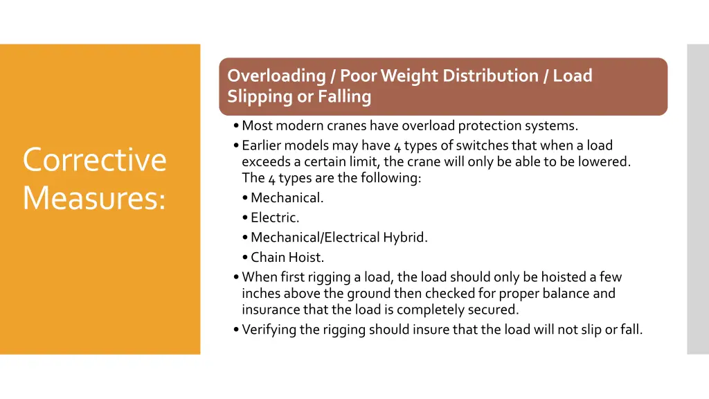 overloading poor weight distribution load