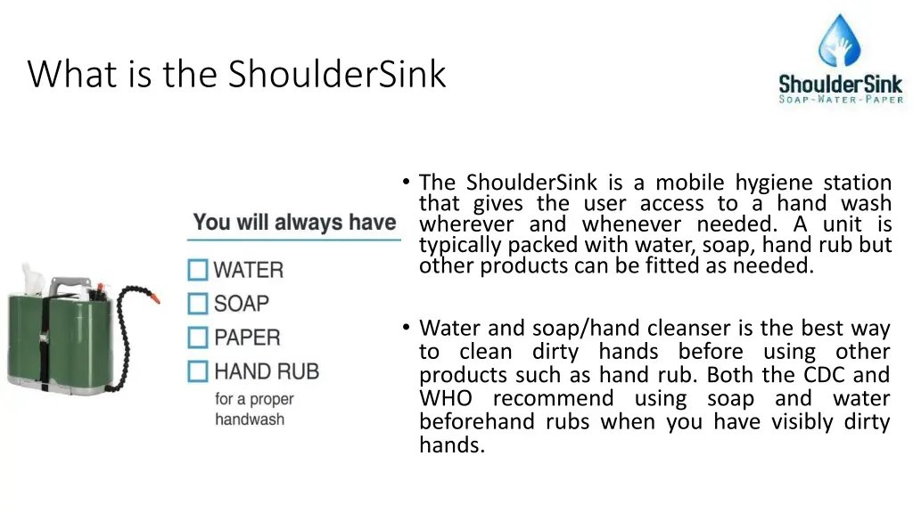 what is the shouldersink