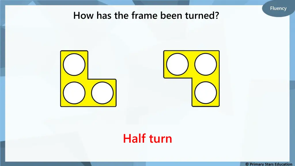 how has the frame been turned 1