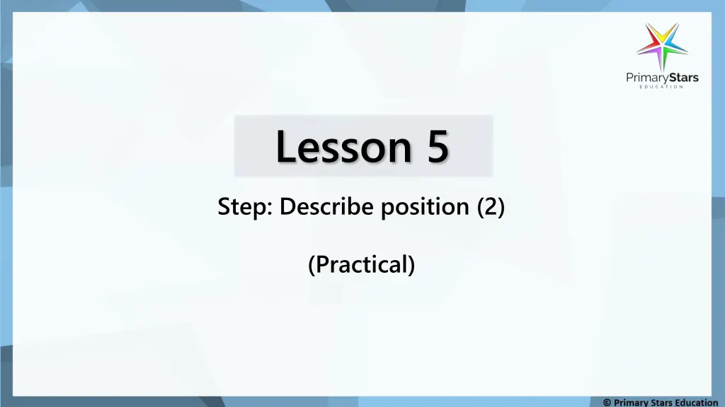 lesson 5