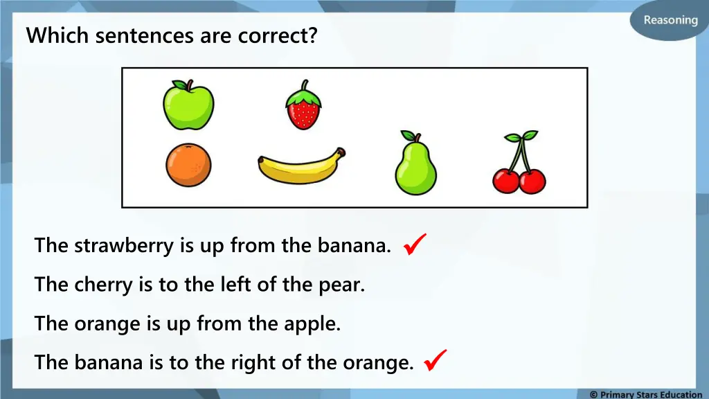 which sentences are correct