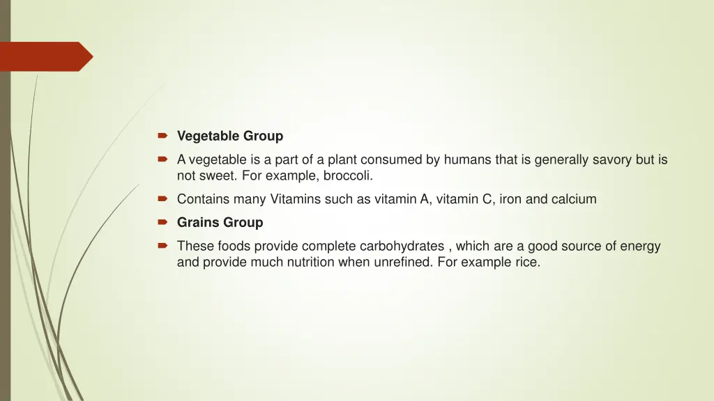 vegetable group