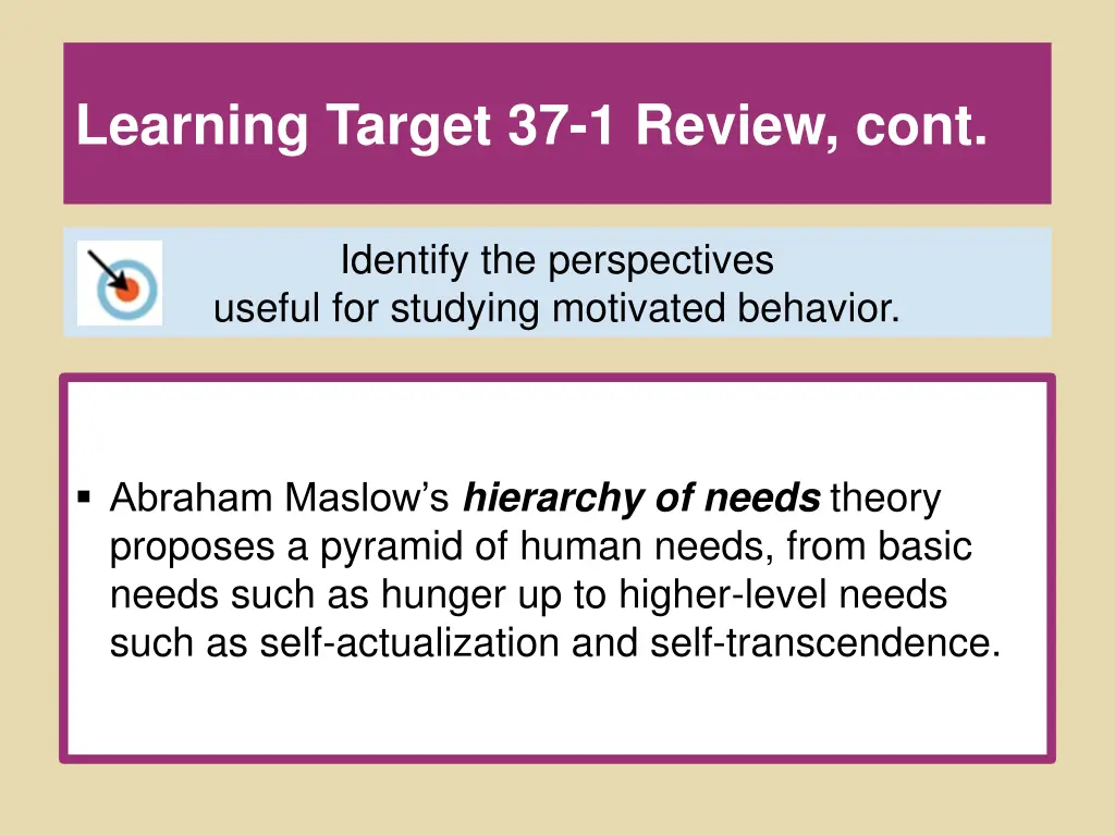 learning target 37 1 review cont 1