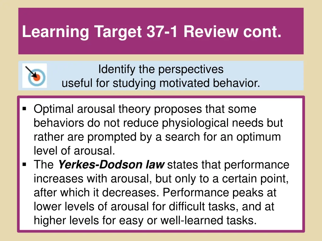 learning target 37 1 review cont