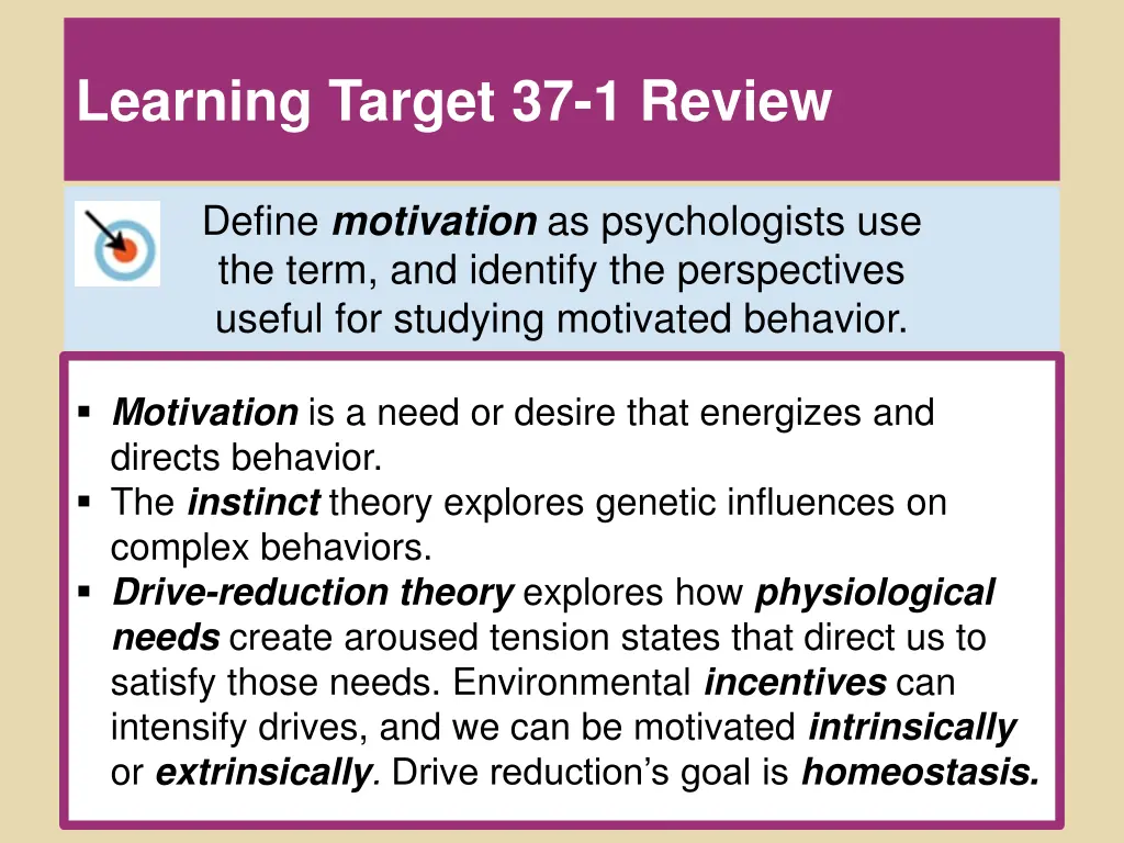 learning target 37 1 review