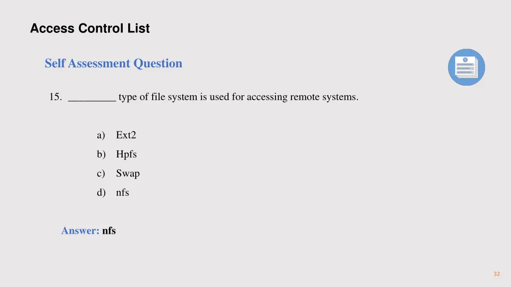 access control list 23