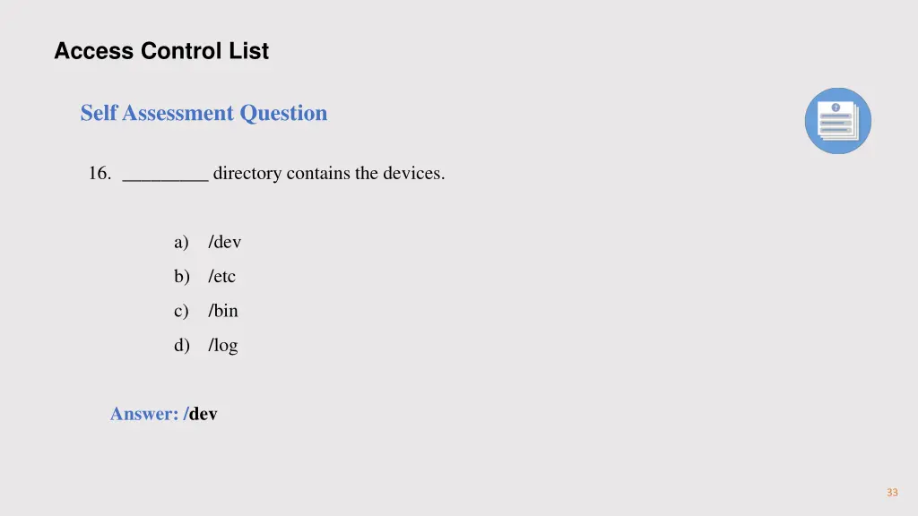 access control list 24