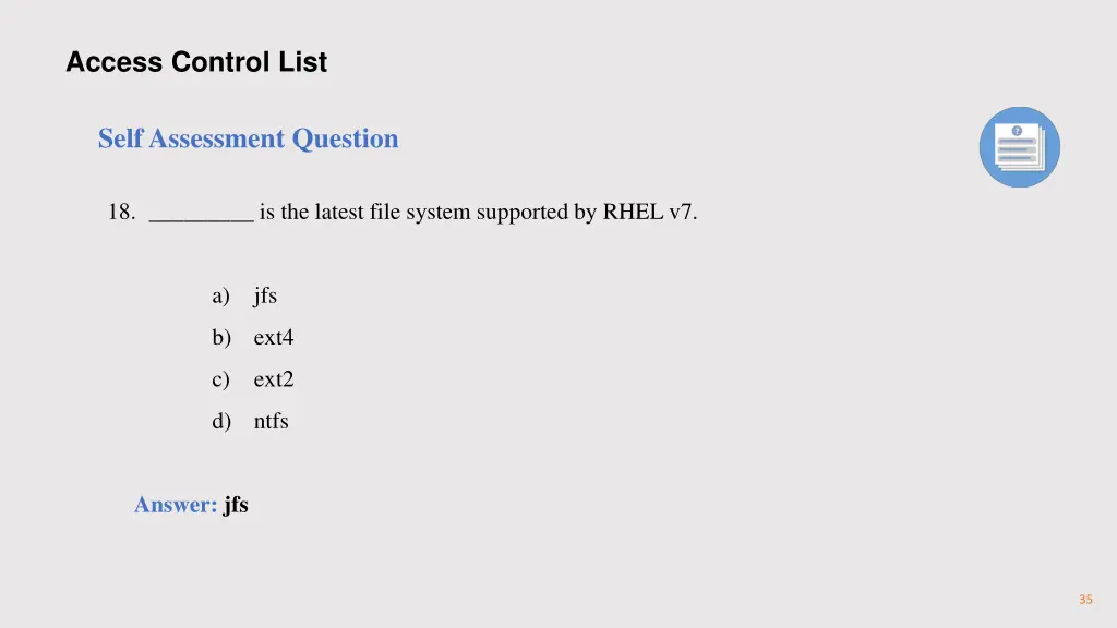 access control list 26