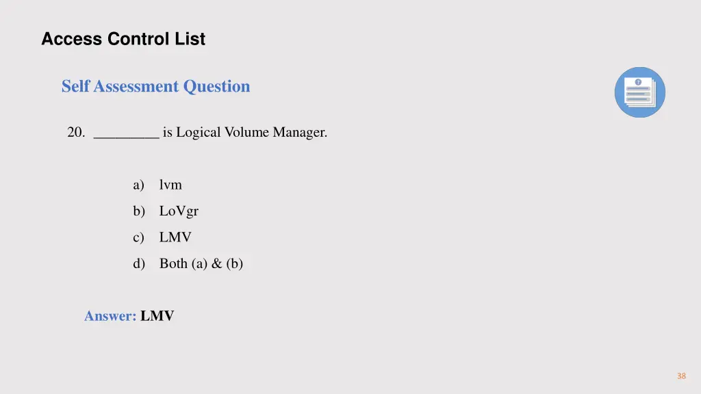 access control list 29