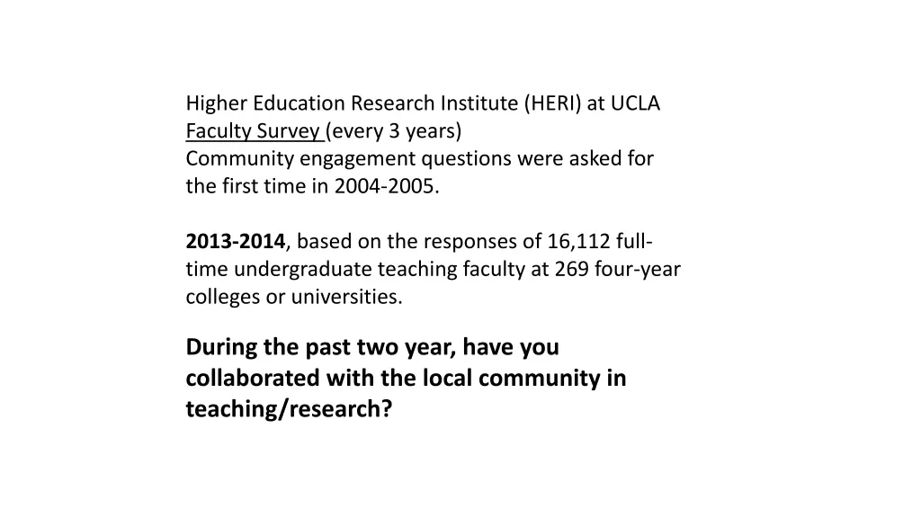 higher education research institute heri at ucla