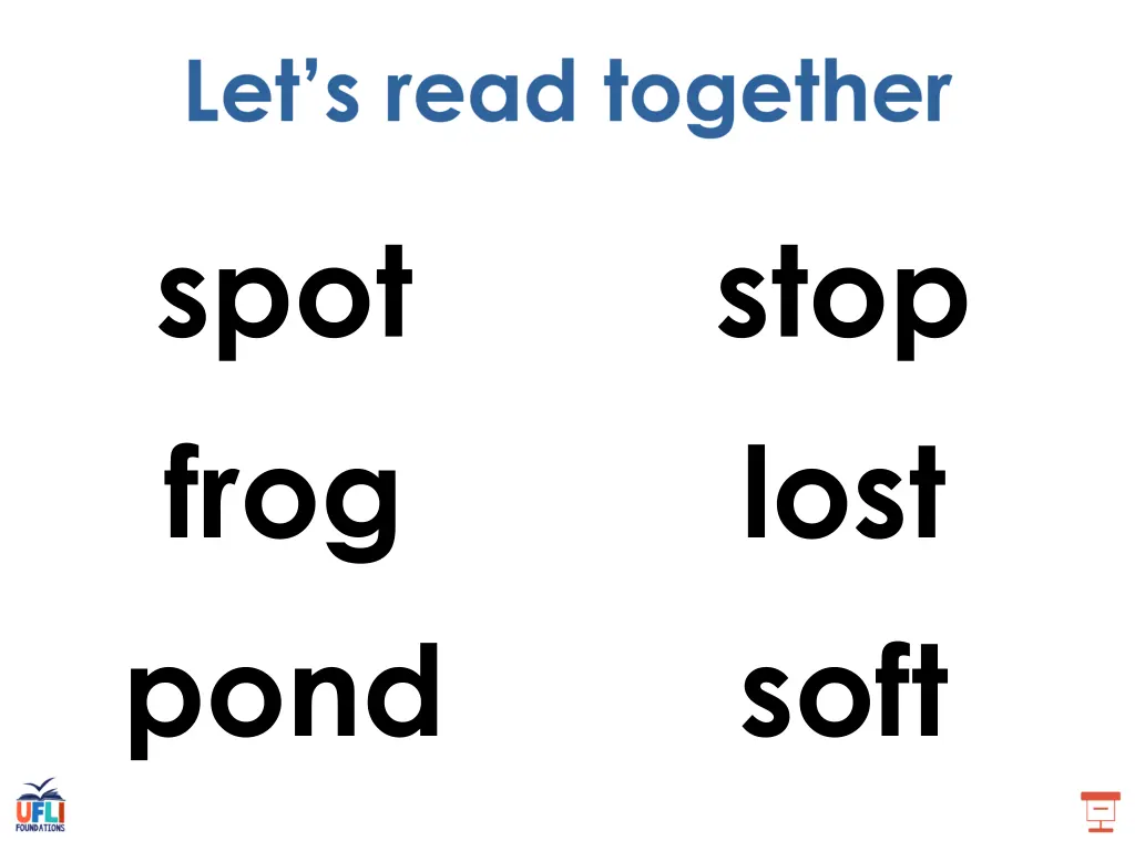 spot frog pond