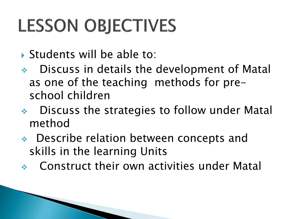 students will be able to discuss in details