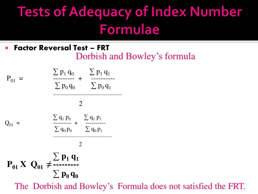 factor reversal test frt 2