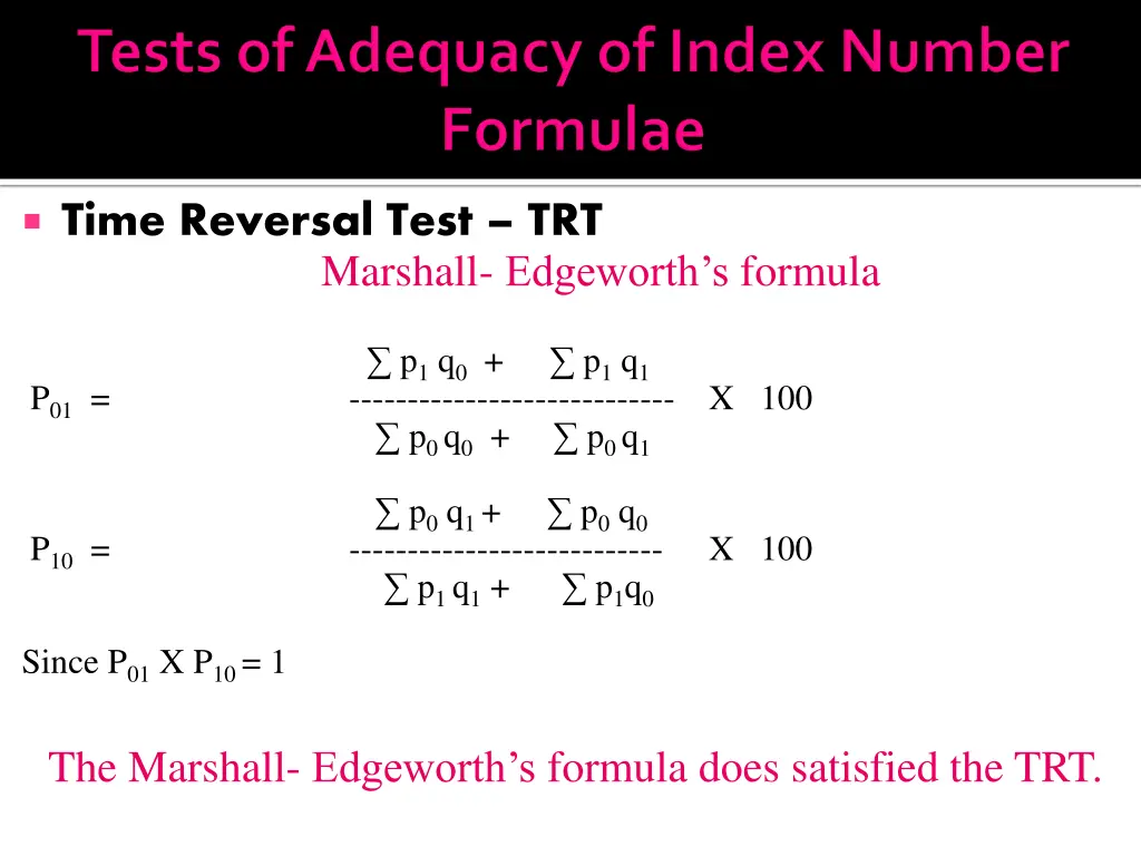 time reversal test trt 3